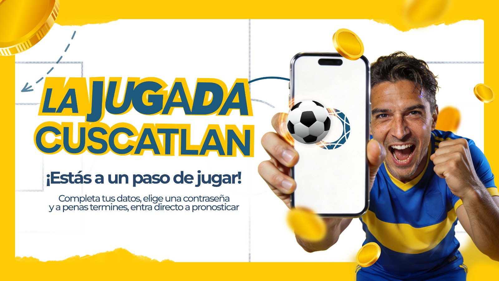 La Jugada CUSCATLAN — Completa tus datos y entra a pronosticar